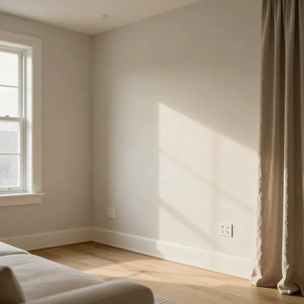 Freshly renovated North York corner with new GFCI outlets and a ceiling smoke alarm.